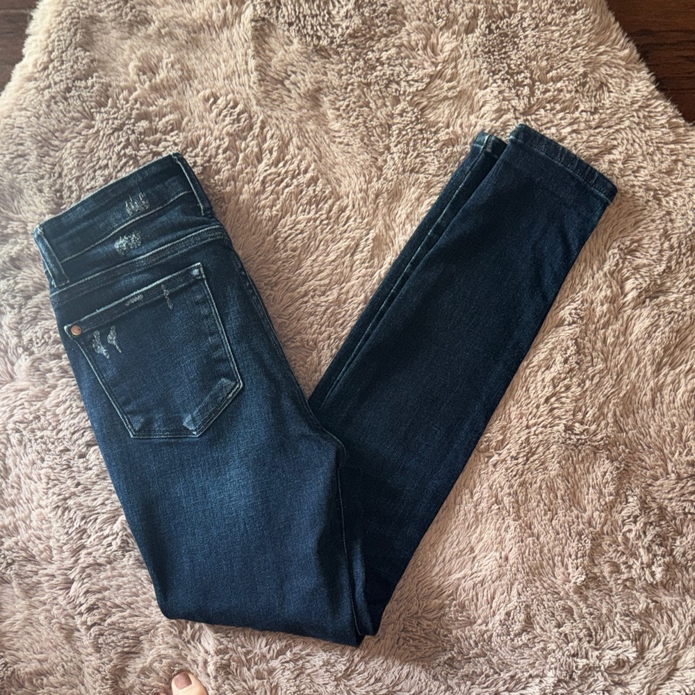 Judy Blue Stylish Blue Denim Distressed Women Jeans Skinny fit size 3 / 26 - Picture 8 of 10